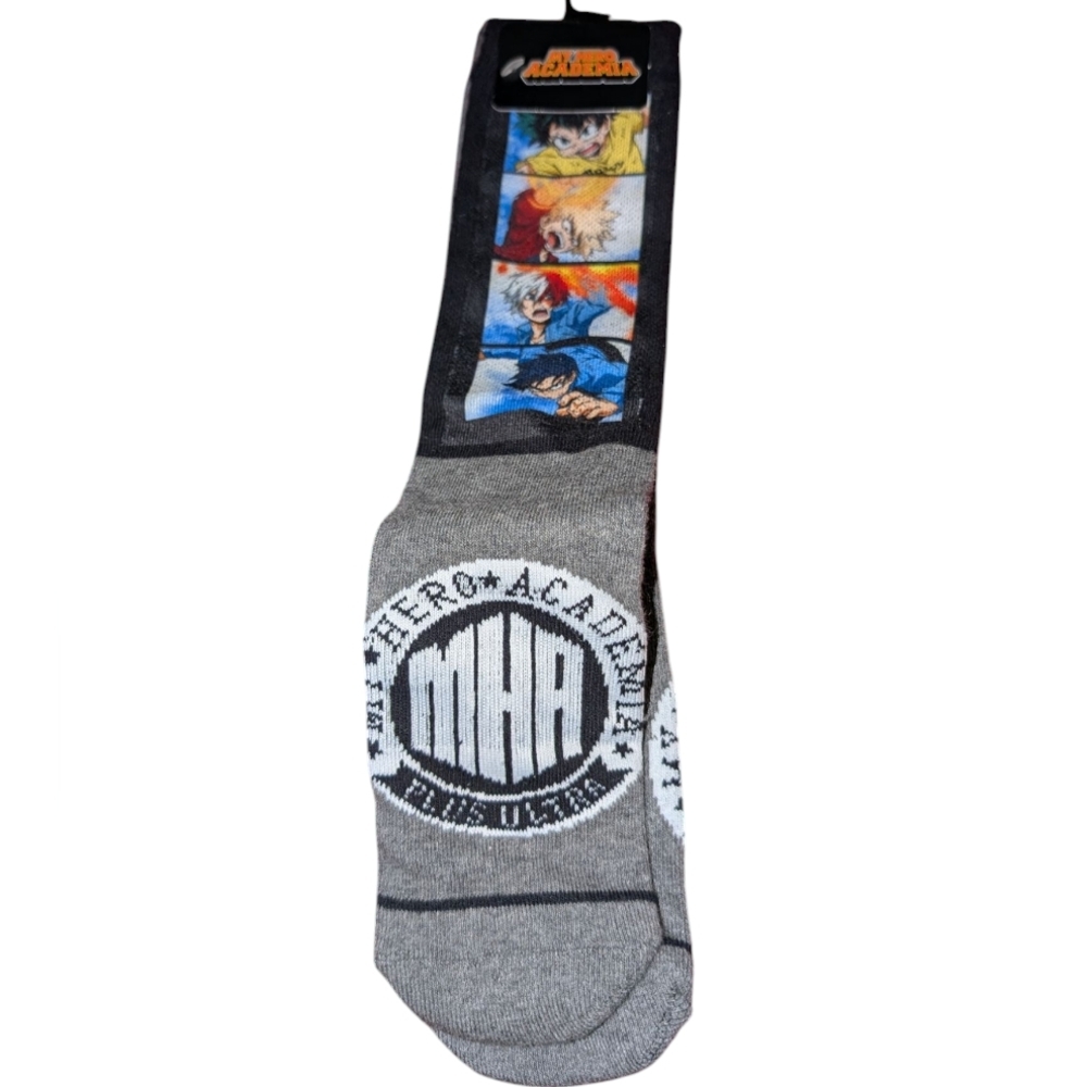 Bioworld My Hero Academia Gray Socks